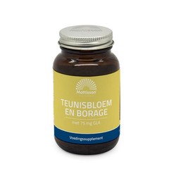 Mattisson Teunisbloem en borage met 75mg GLA (60 caps)