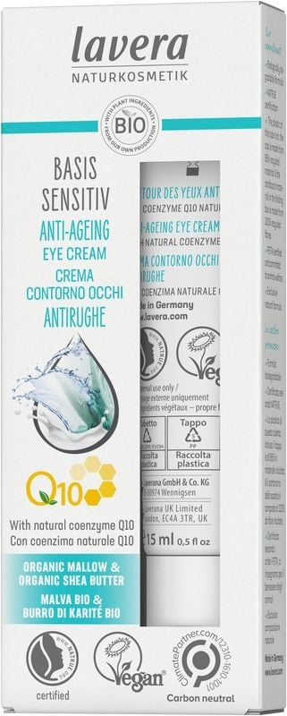 Lavera Lavera Basis Q10 eye cream EN-IT (15 ml)