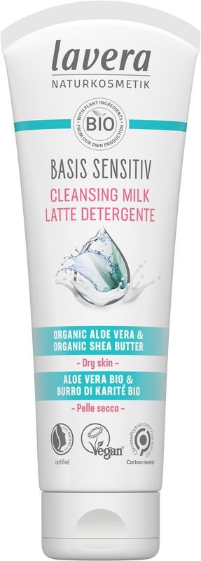 Lavera Basis sensitiv cleansing milk EN-IT (125 ml)