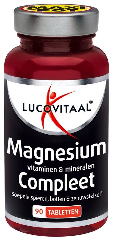 Lucovitaal Magnesium vitamine mineralen complex (90 Tabletten) Lucovitaal Magnesium vitamine mineralen complex (90 Tabletten)