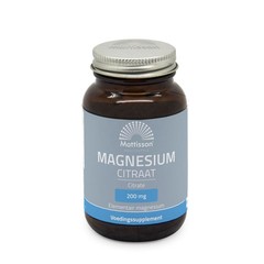 Mattisson Magnesium citraat 200mg (60 tab)