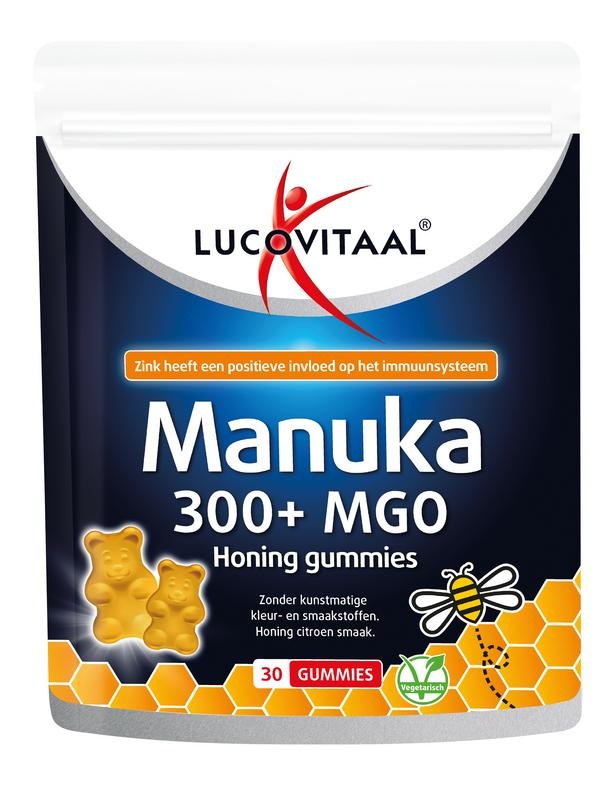 Lucovitaal Lucovitaal Manuka honing 300 MGO (30 Gummies)