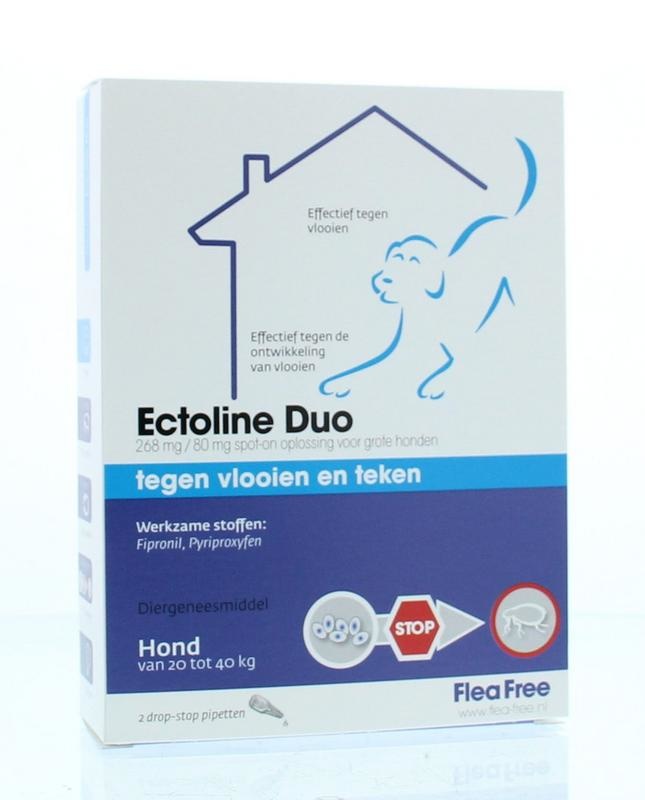 Flea Free Flea Free Ectoline duo hond 20-40kg pipet (2 st)