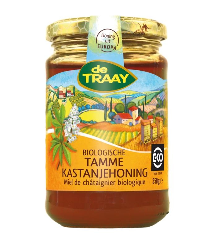 Traay Traay Kastanjehoning tamme bio (350 gr)