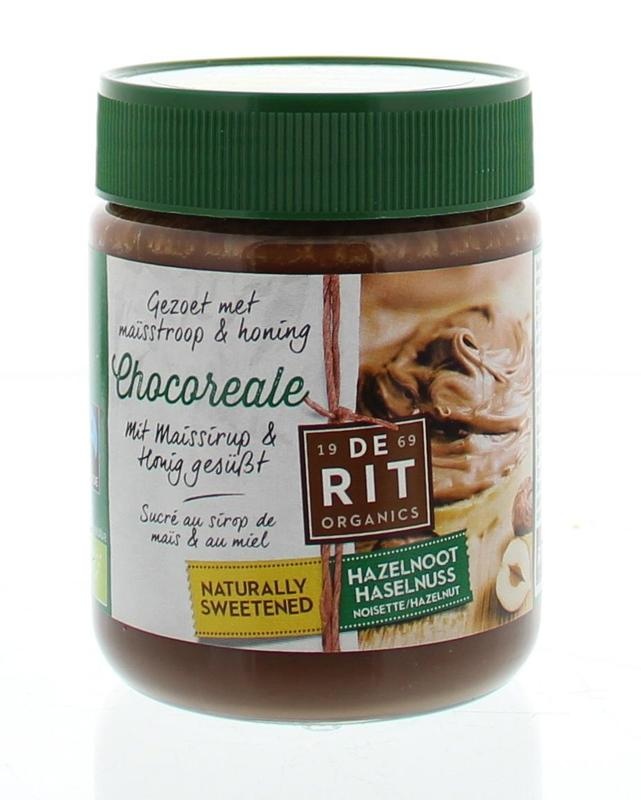 De Rit De Rit Chocoreale hazelnootpasta natural sweetener bio (270 gr)