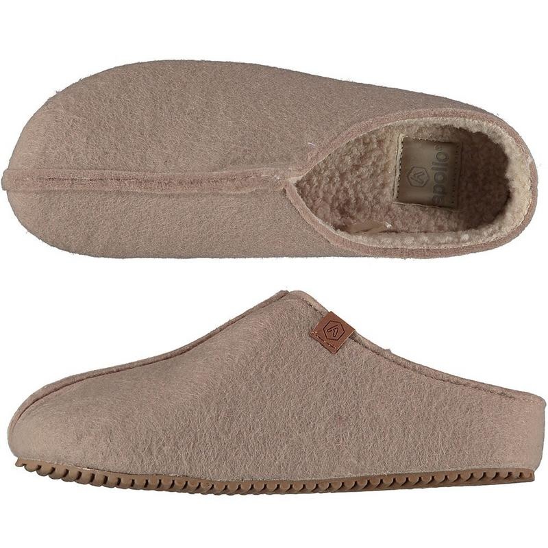 Apollo Apollo Zweedse slof beige maat 37/38 dames (1 Paar)