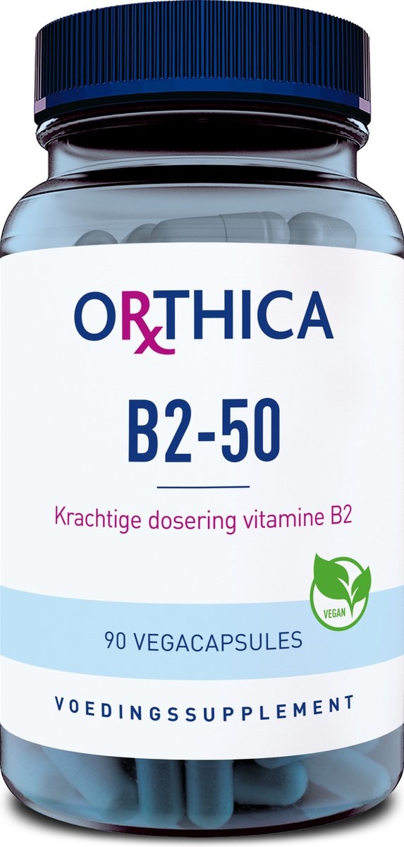 Orthica Orthica Vitamine B2-50 (90 vcaps)