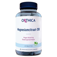 Orthica Magnesium citraat 200 (60 tab)