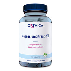 Orthica Magnesium citraat 200 (120 tab)