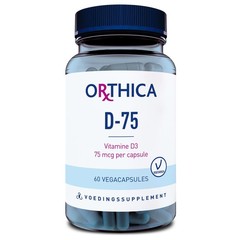 Orthica Vitamine D-75 (60 vega caps)