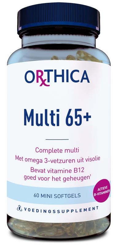 begaan afstuderen Almachtig Orthica Multi 65+ softgels (120 Softgels) - Vitadvice BV