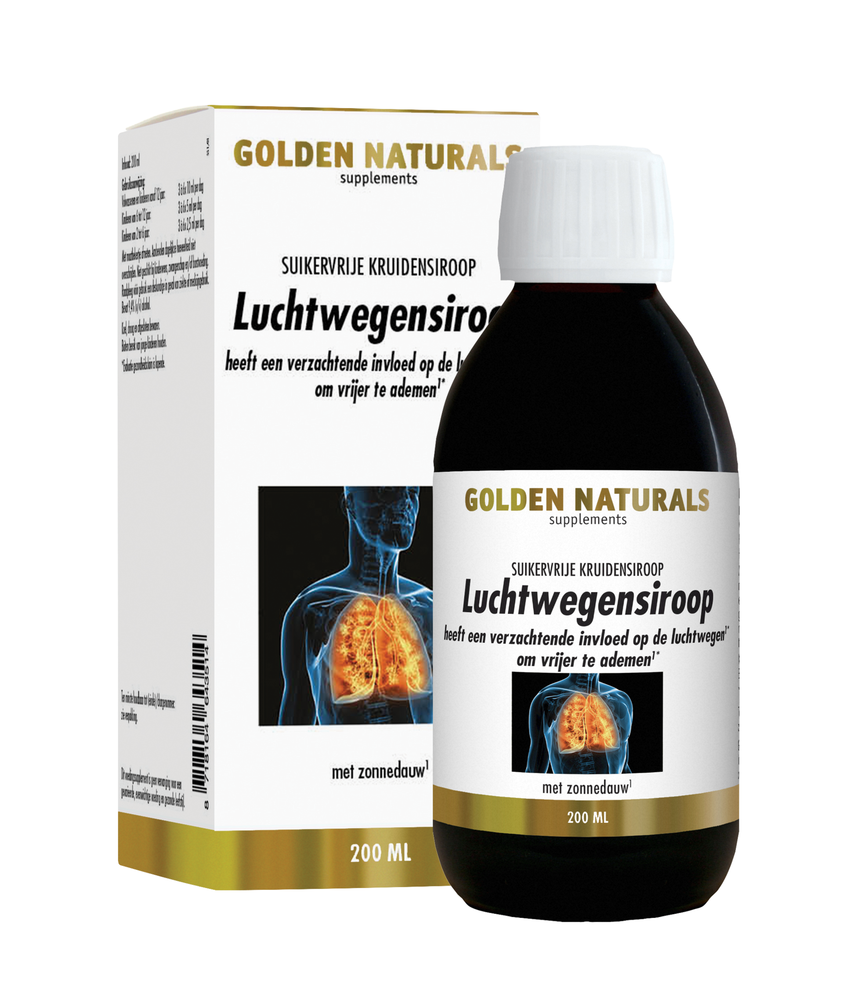 Golden Naturals Golden Naturals Luchtwegensiroop