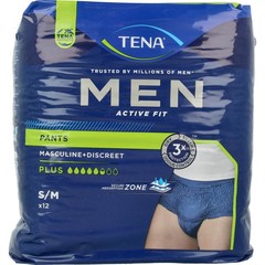 Tena Men active fit pants+ small/medium (12 st)