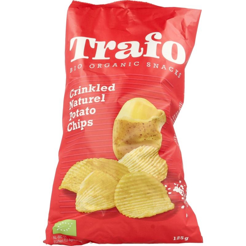 Trafo Trafo Ribbelchips gezouten (125 gr)