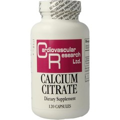 Cardio Vasc Res Calcium citraat 165 mg (120 caps)