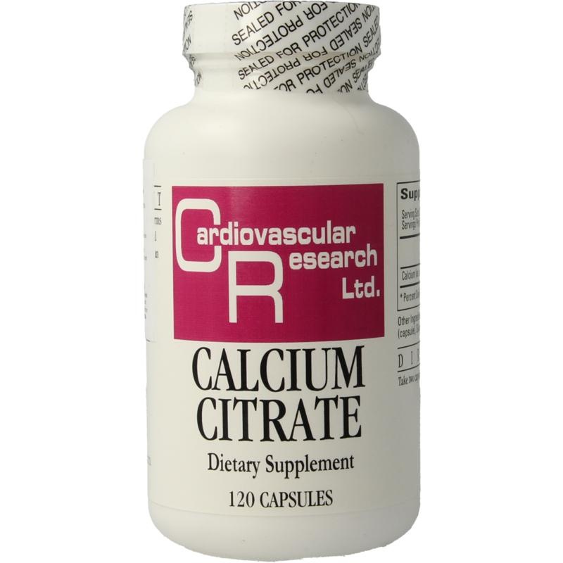 Cardio Vasc Res Cardio Vasc Res Calcium citraat 165 mg (120 caps)