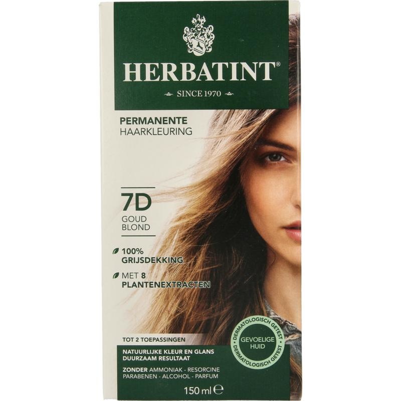 Herbatint Herbatint 7D Goud blond (150 ml)