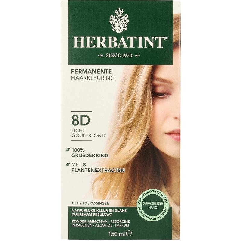 Herbatint Herbatint 8D Licht goudblond (150 ml)