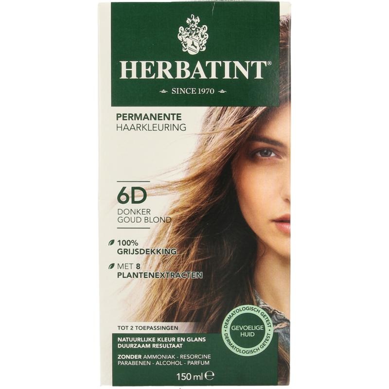 Herbatint Herbatint 6D Donker goudblond (150 ml)