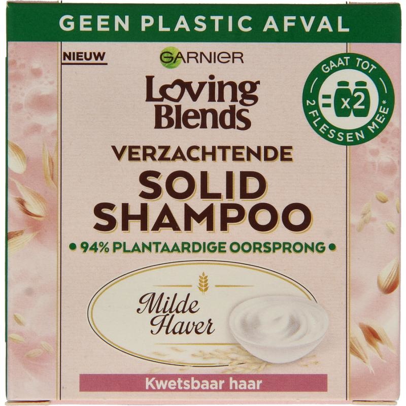 Garnier Garnier Loving blends solid shampoo milde haver (60 gr)