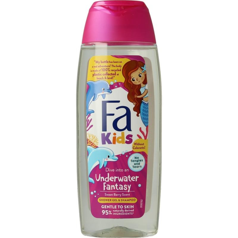 FA FA Kids douche & shampoo mermaid (250 ml)