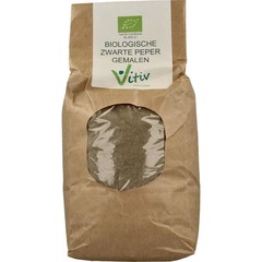 Vitiv Peper gemalen zwart bio (1 Kilogr)