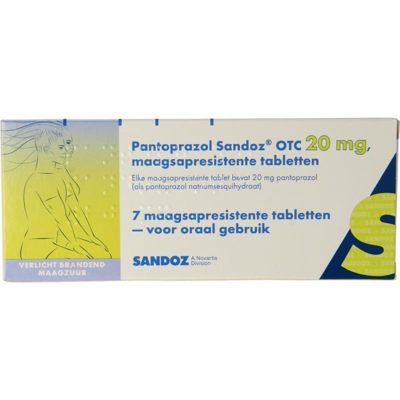 Sandoz Sandoz Pantoprazol 20mg (7 tab)