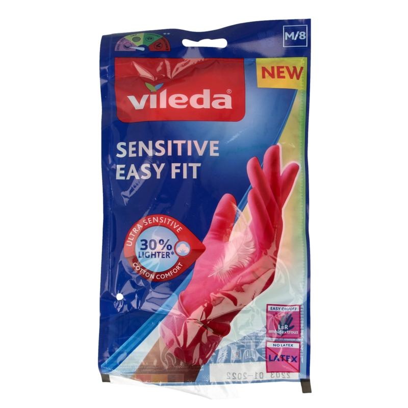 Vileda Vileda Handschoen sensitive easy fit M (1 Paar)