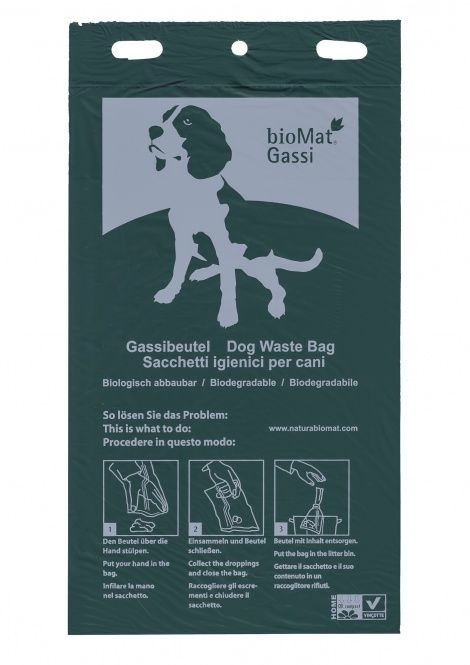 Biomat Biomat Wastebag compostable dog 20 x 36.7cm (100 st)