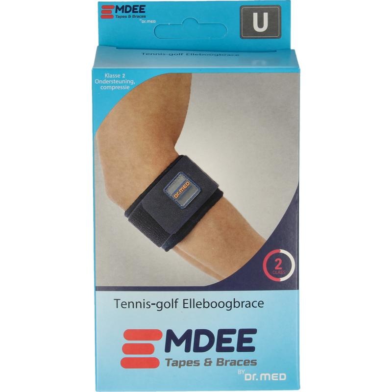 Emdee Emdee Tennis/golf arm supportband blauw (1 st)