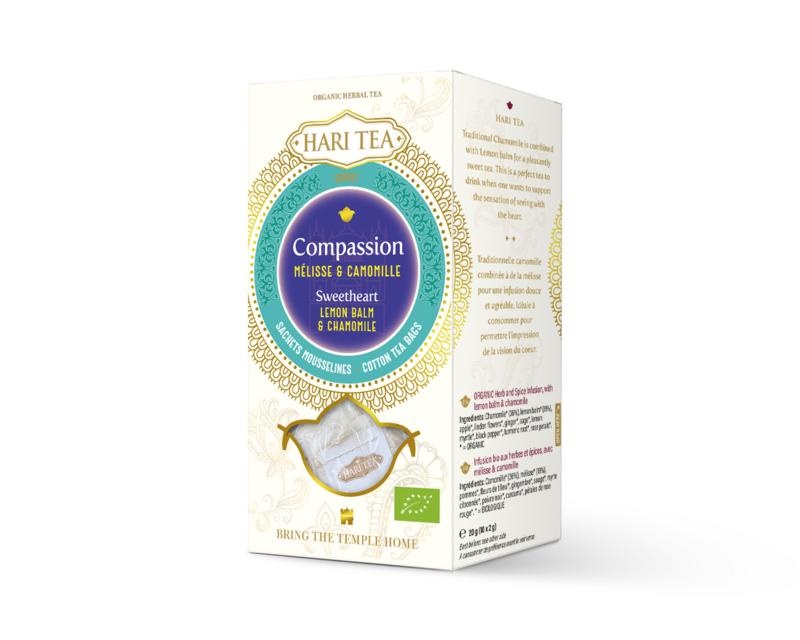 Hari Tea Hari Tea Lemon bal & chamomile sweetheart bio (10 st)