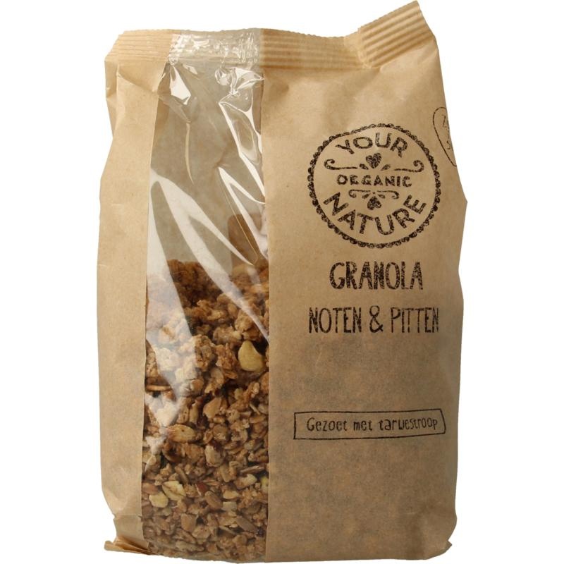 Your Organic Nat Your Organic Nat Granola noten en pitten bio (375 gr)