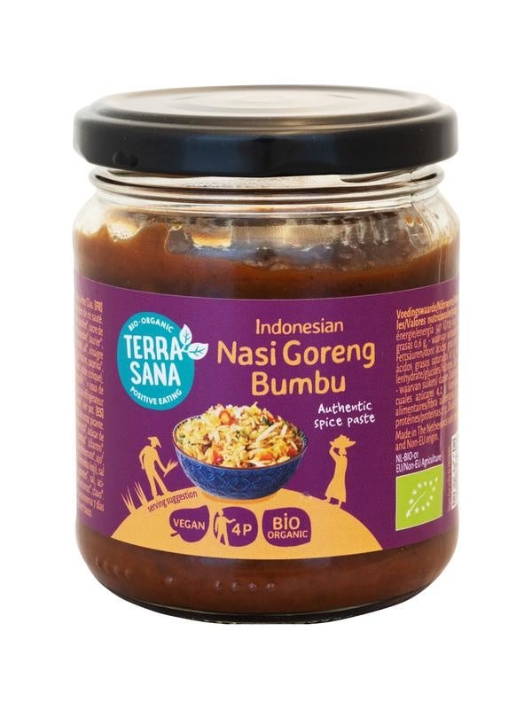 Terrasana Terrasana Indonesische nasi goreng boemboe bio (200 gr)