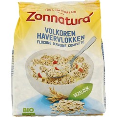 Zonnatura Volkoren havervlokken bio (500 gr)