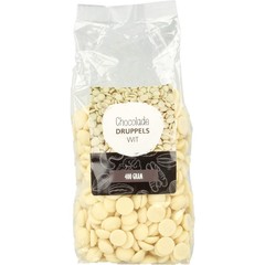 Mijnnatuurwinkel Chocolade druppels wit (400 gr)