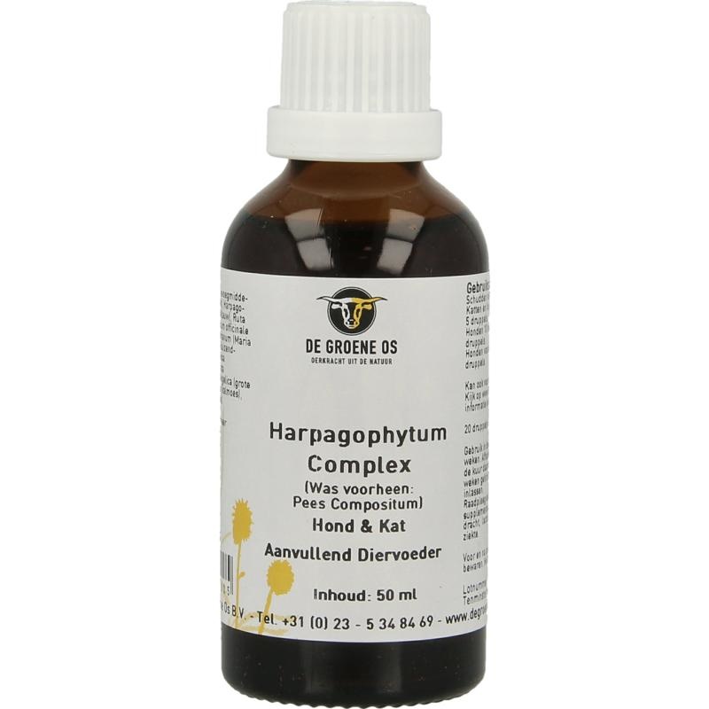 Groene Os Groene Os Harpagophytum complex hond/kat (50 ml)