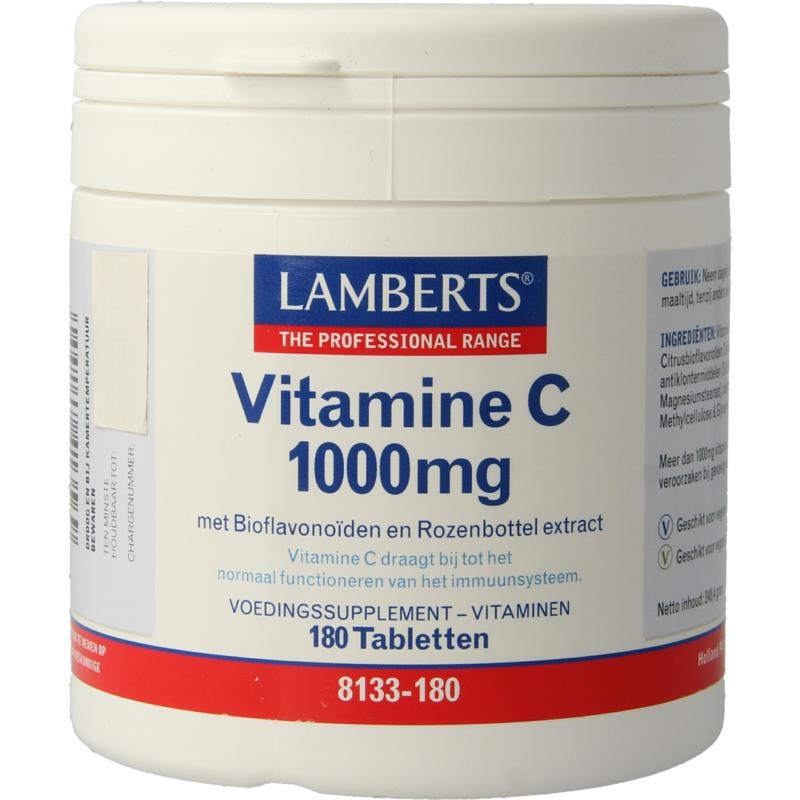 Lamberts Lamberts Vitamine C 1000mg & bioflavonoiden (180 tab)