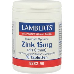 Lamberts Zinc citraat 15mg (90 tab)