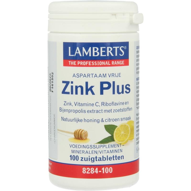 Lamberts Lamberts Zink plus (100 Zuigtab)