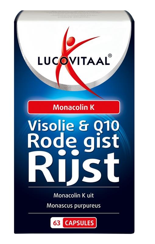 Lucovitaal Lucovitaal Rode gist rijst + visolie & Q10 (63 caps)