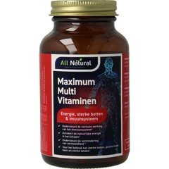 All Natural Maximum multi vitaminen (60 tab)