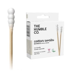 Humble Brush Wattenstaafjes wit spiraal (100 st)