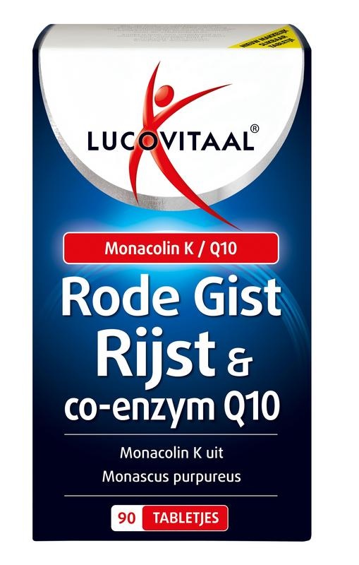 Lucovitaal Lucovitaal Rode gist rijst + co enzym Q10 (90 tab)