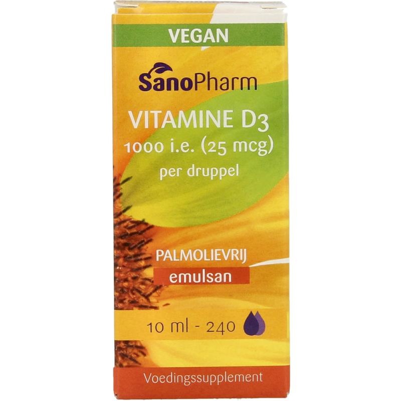 Sanopharm Sanopharm Emulsan vitamine D3 vegan (10 ml)