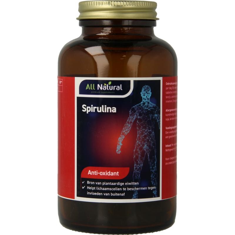 All Natural All Natural Spirulina 580mg (200 tab)