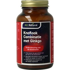 All Natural Knoflook combinatie met ginkgo (100 caps)