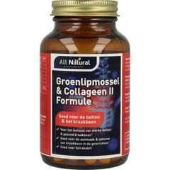 All Natural Groenlipmossel & collageen ii f (60 tab)