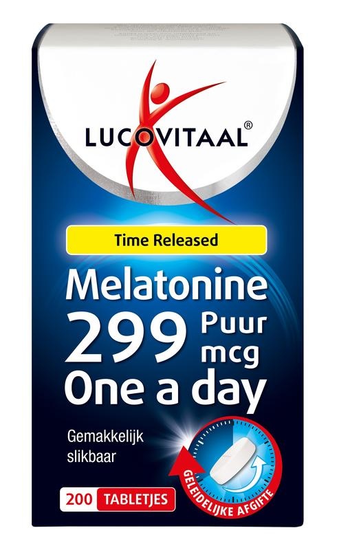 Lucovitaal Lucovitaal Melatonine 299mcg (200 tab)