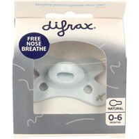 Difrax Difrax Fopspeen natural 0-6 maanden uni (1 st)