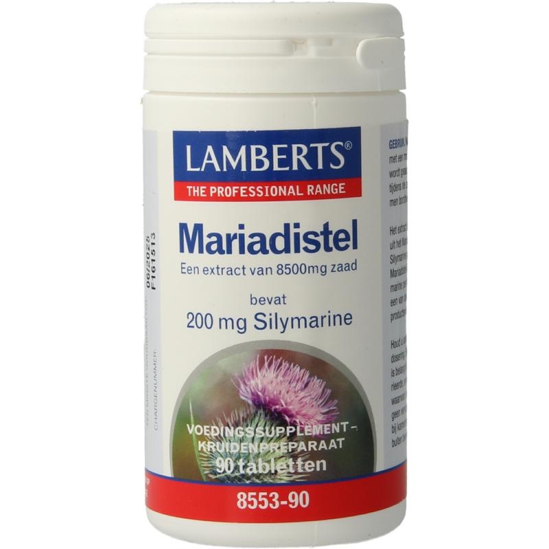 Lamberts Lamberts Mariadistel 200mg silymarin (90 tab)